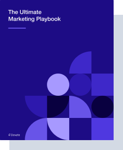 An image of an eBook labeled 'The Ultimate Marketing Playbook'